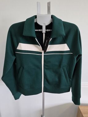 Abercrombie Dark Green Track Jacket Women’s
